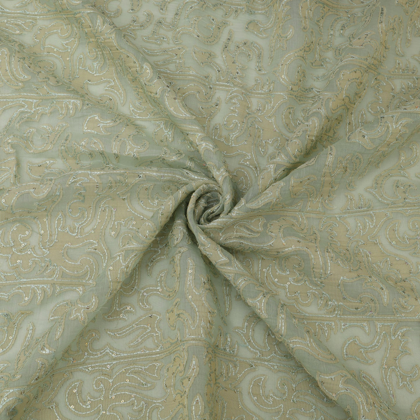 Chanderi Embroidery Fabric