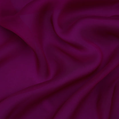 Purple Color Organza Booti Fabric