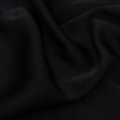 Black Color Satin Tussar Fabric