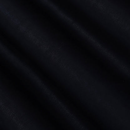 Black Color Linen Satin Zari Fabric