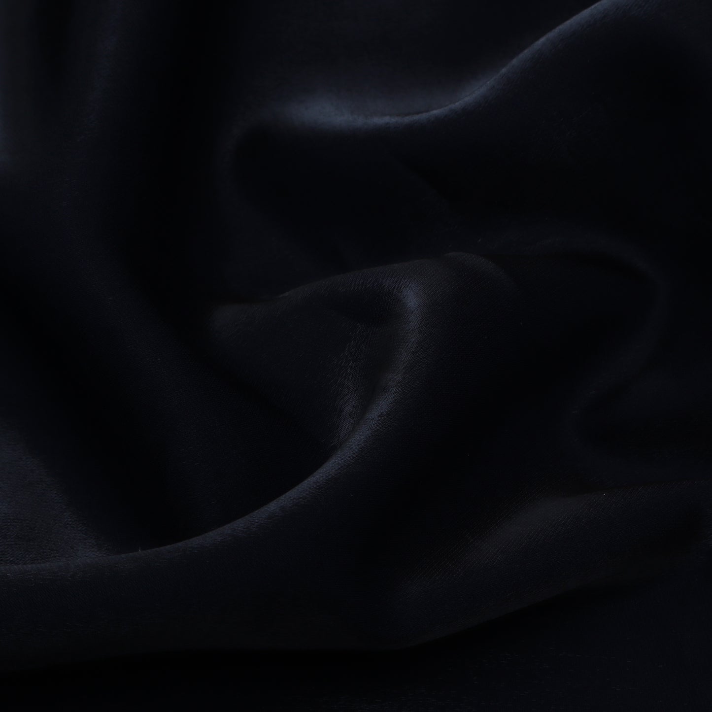 Black Color Linen Satin Zari Fabric