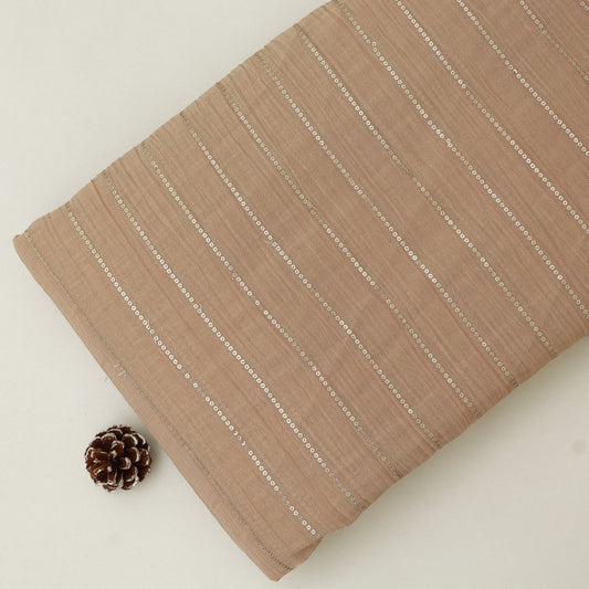 Chanderi Embroidery Fabric