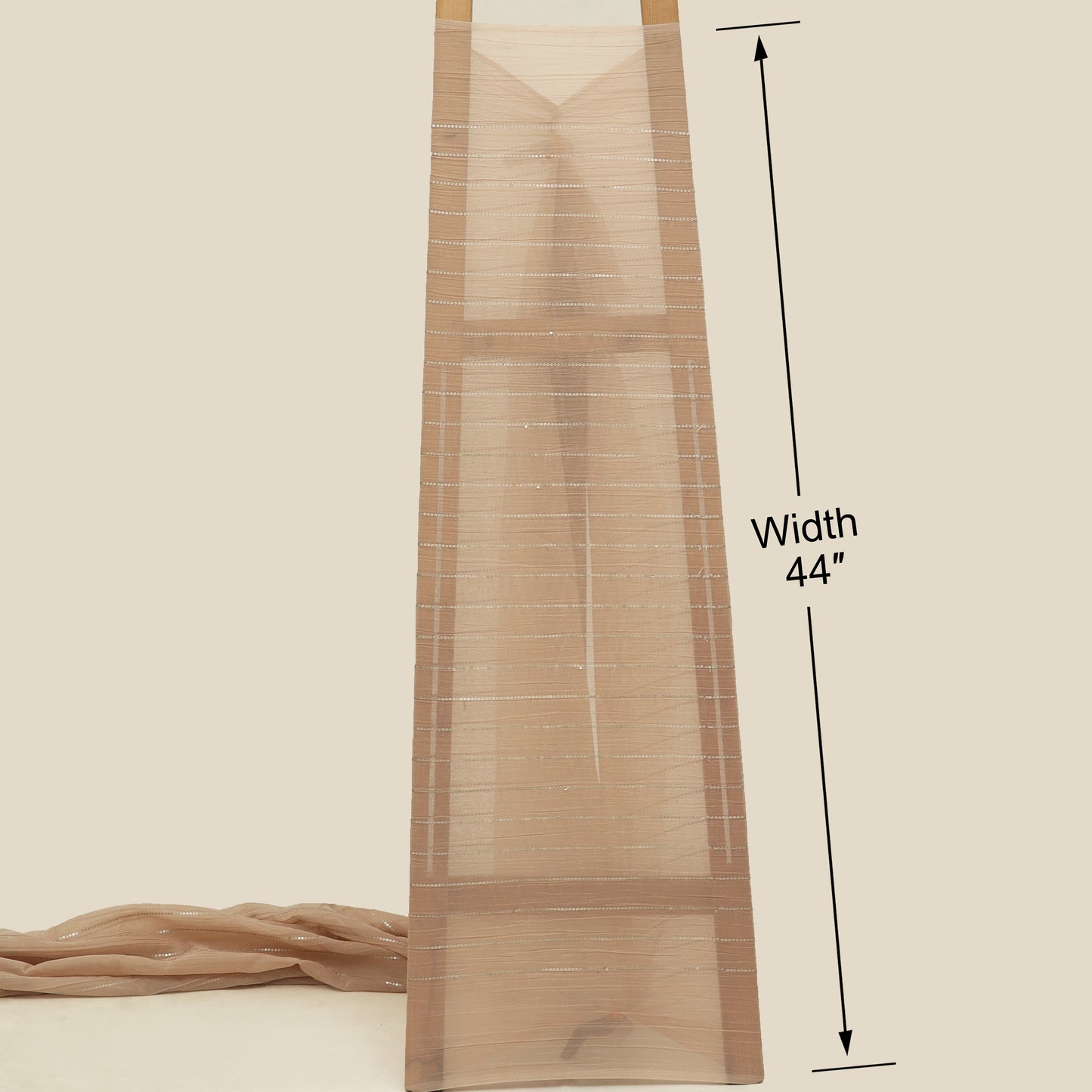 Chanderi Embroidery Fabric