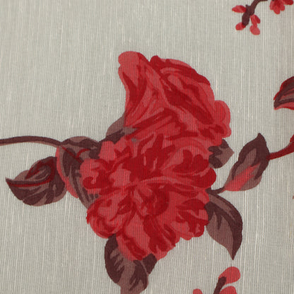 Floral Linen Print Fabric