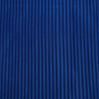 Royal Blue Color Crush Satin Plain Fabric