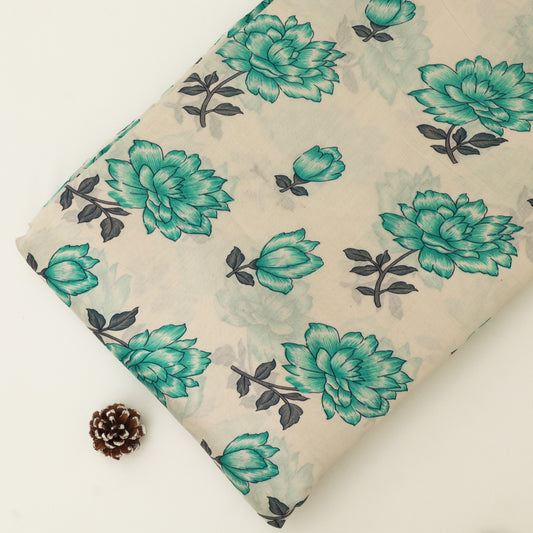 Chanderi Print Fabric