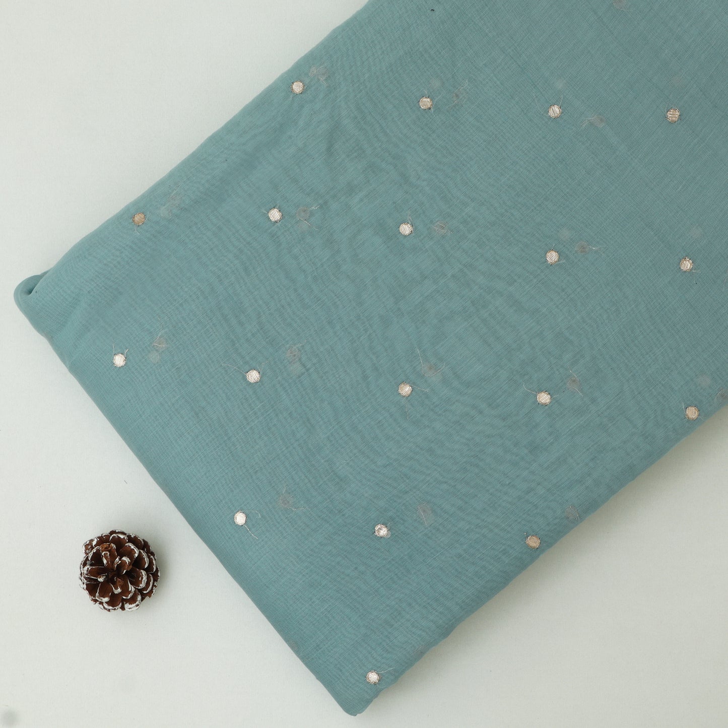 Chanderi Embroidery Fabric