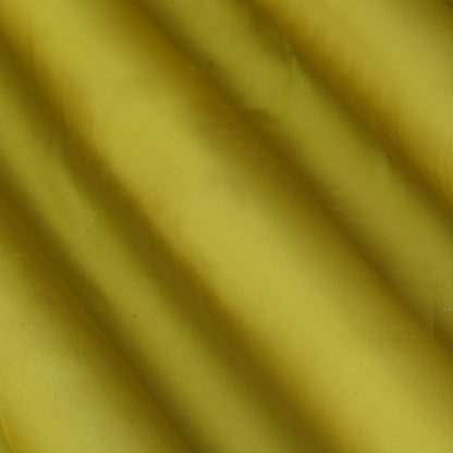 Yellow Color Organza Booti Fabric