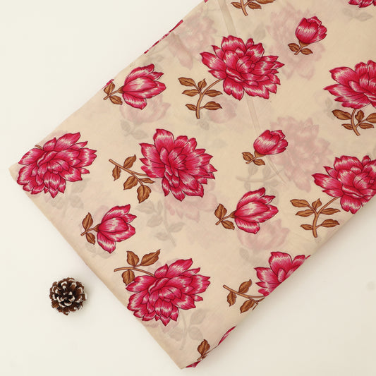 Chanderi Print Fabric