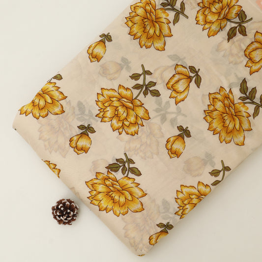 Chanderi Print Fabric