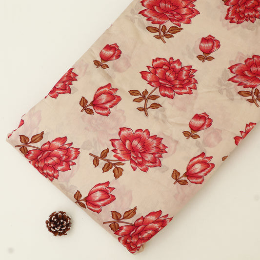 Chanderi Print Fabric