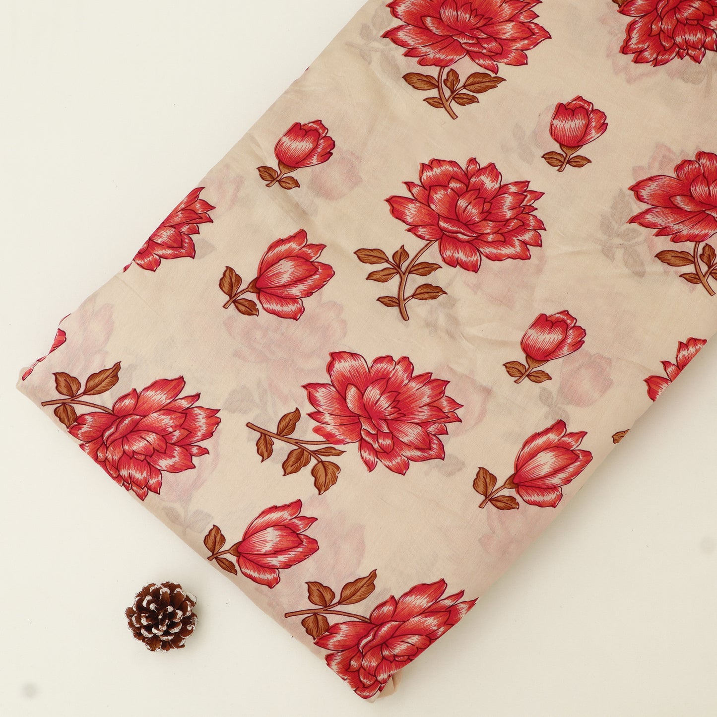 Chanderi Print Fabric