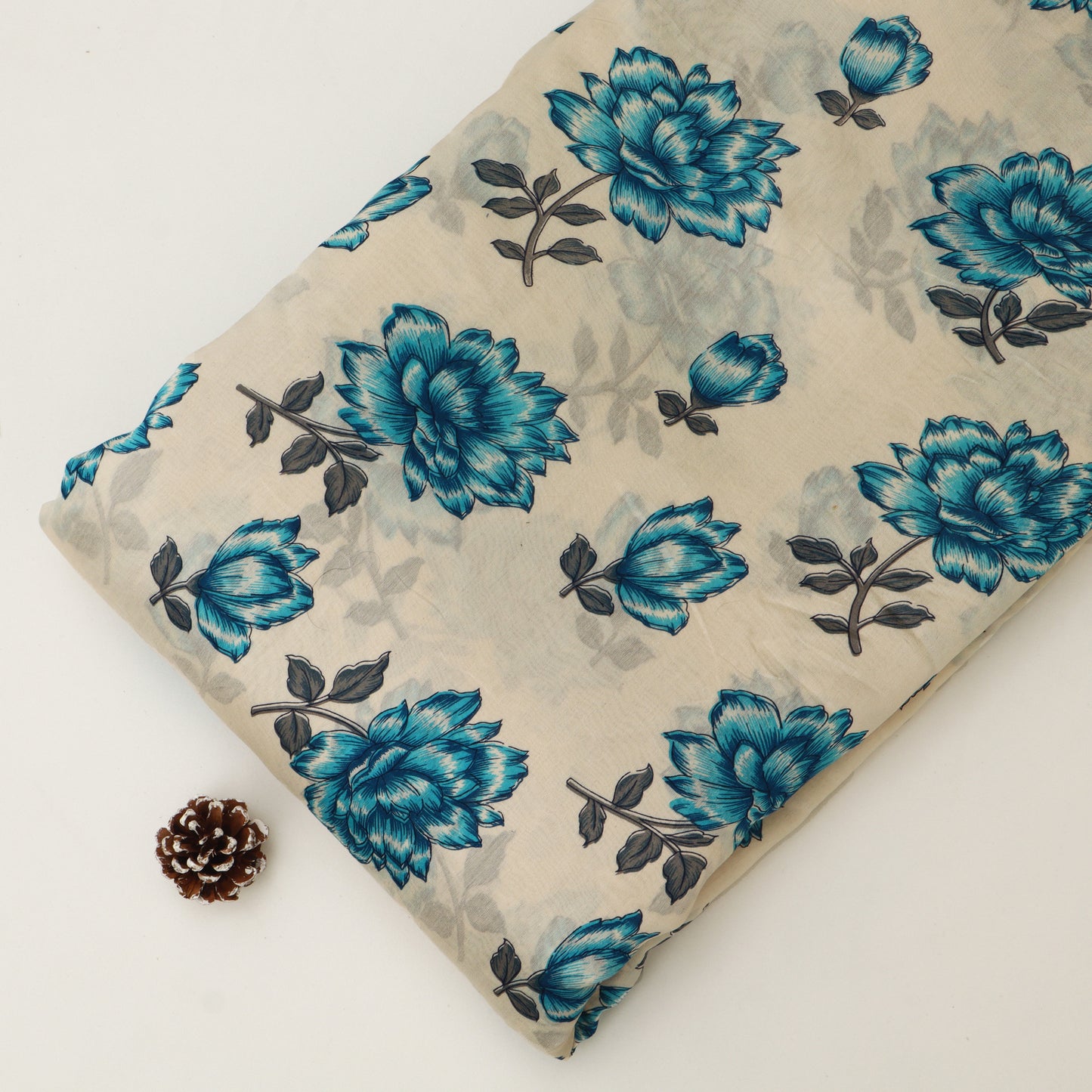 Chanderi Print Fabric