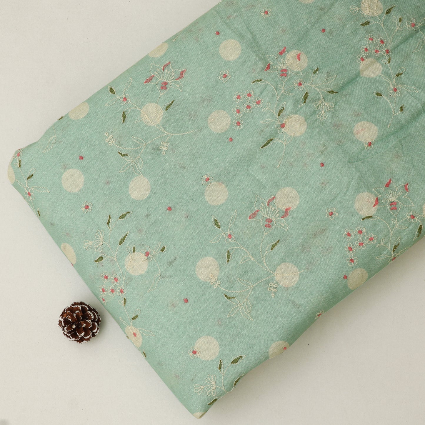 Pure Linen Embroidery Fabric
