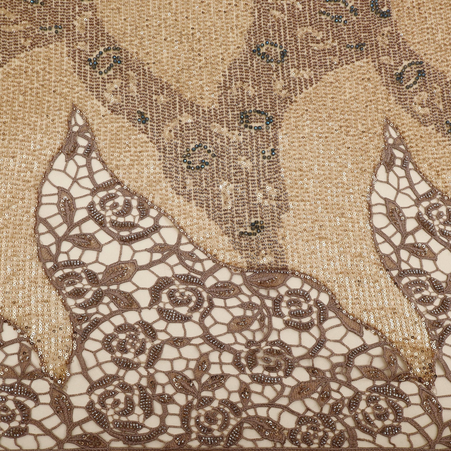 Crosia Net Sequins Embroidered Fabric