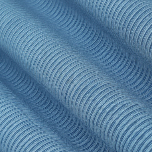 Ocean Blue Color Crush Satin Plain Fabric