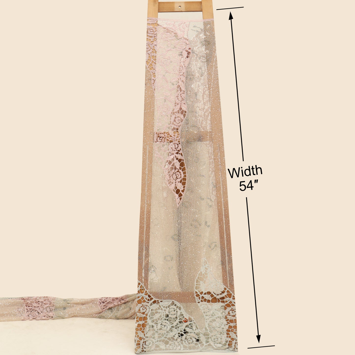 Crosia Net Sequins Embroidered Fabric