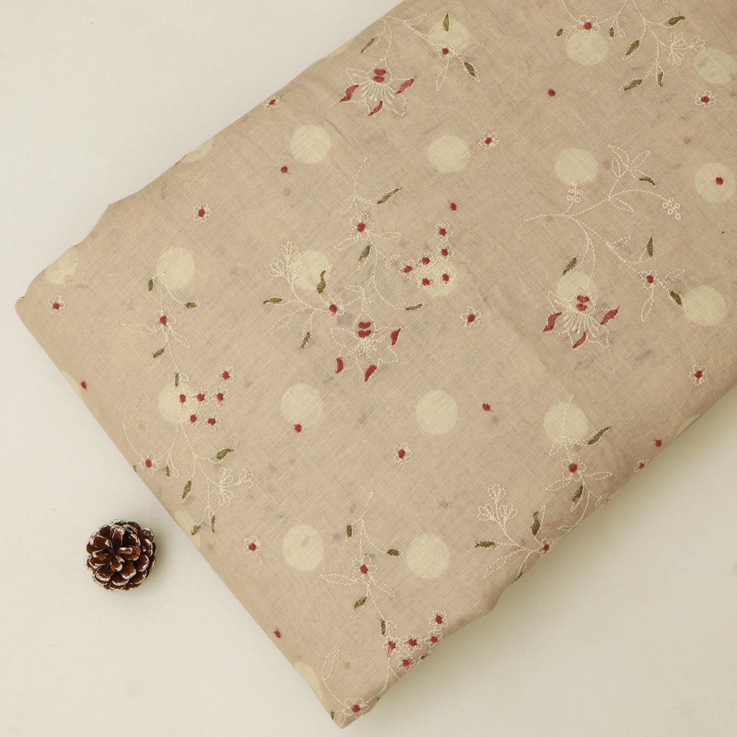 Pure Linen Embroidery Fabric