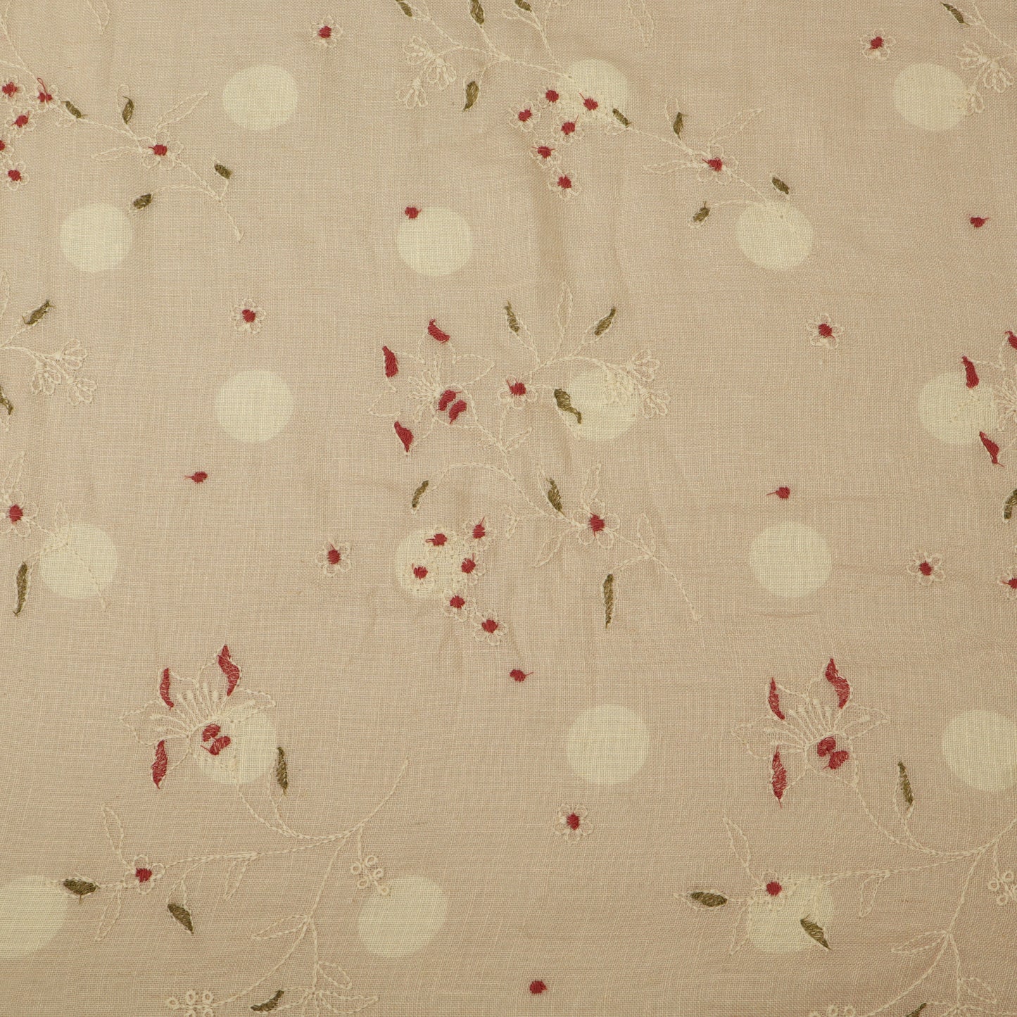 Pure Linen Embroidery Fabric
