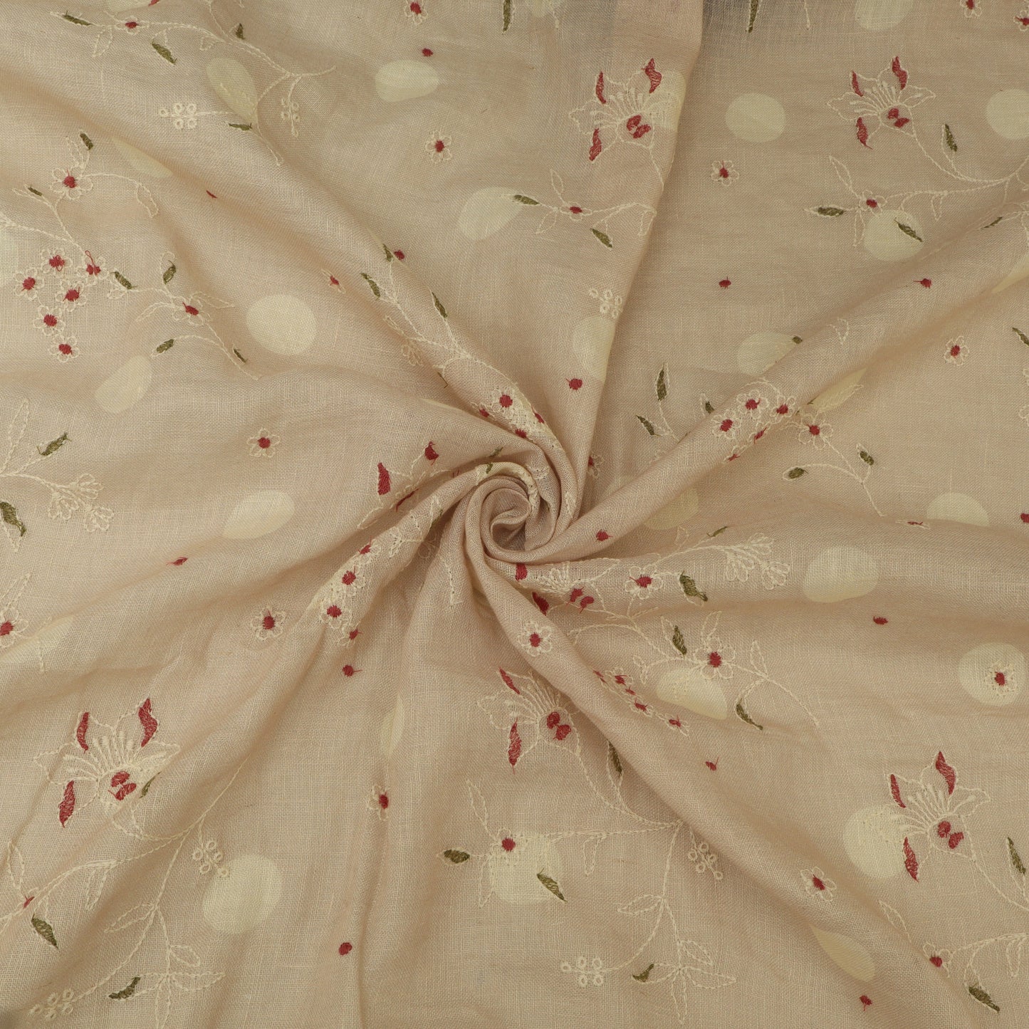 Pure Linen Embroidery Fabric