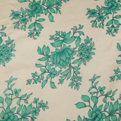Chanderi Floral Print Fabric