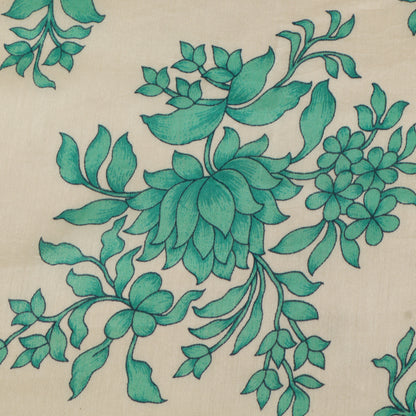Chanderi Floral Print Fabric