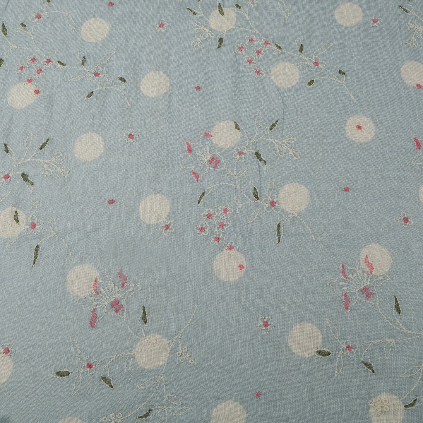 Pure Linen Embroidery Fabric
