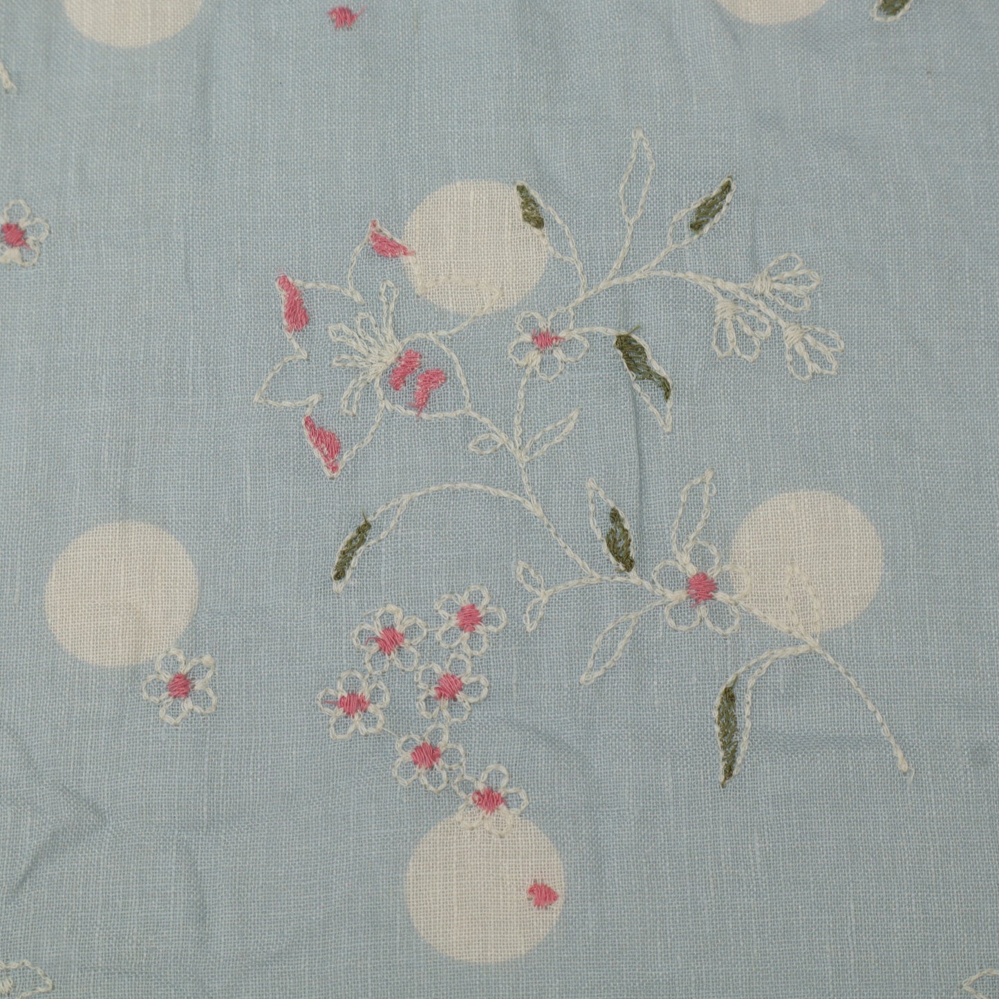Pure Linen Embroidery Fabric