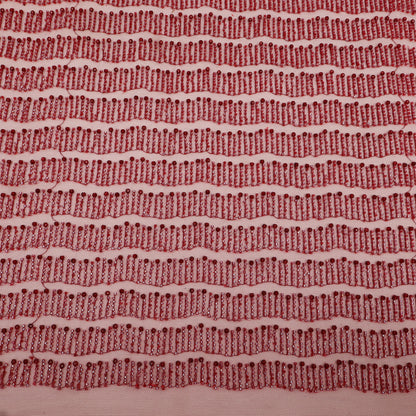 Net Sequins Embroidery Fabric