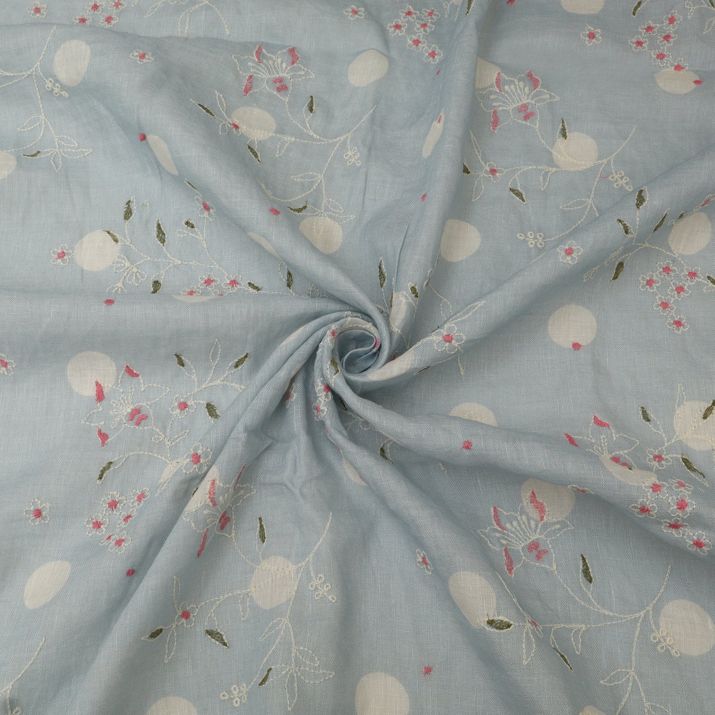 Pure Linen Embroidery Fabric