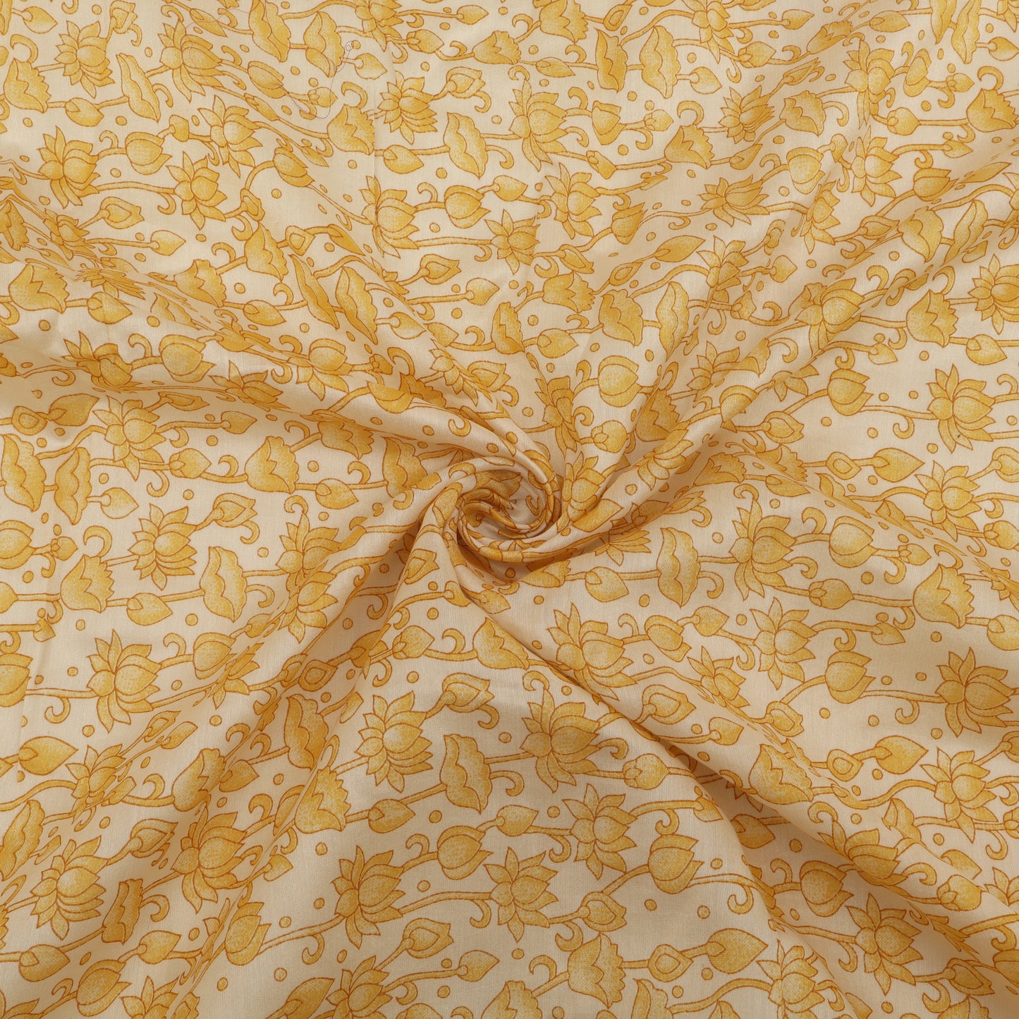 Chanderi Floral Print Fabric