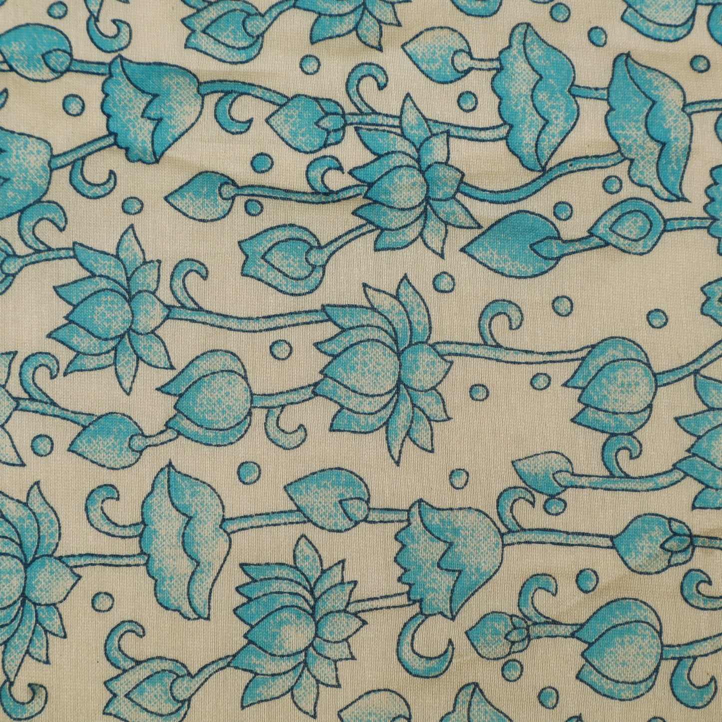 Chanderi Floral Print Fabric