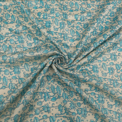 Chanderi Floral Print Fabric