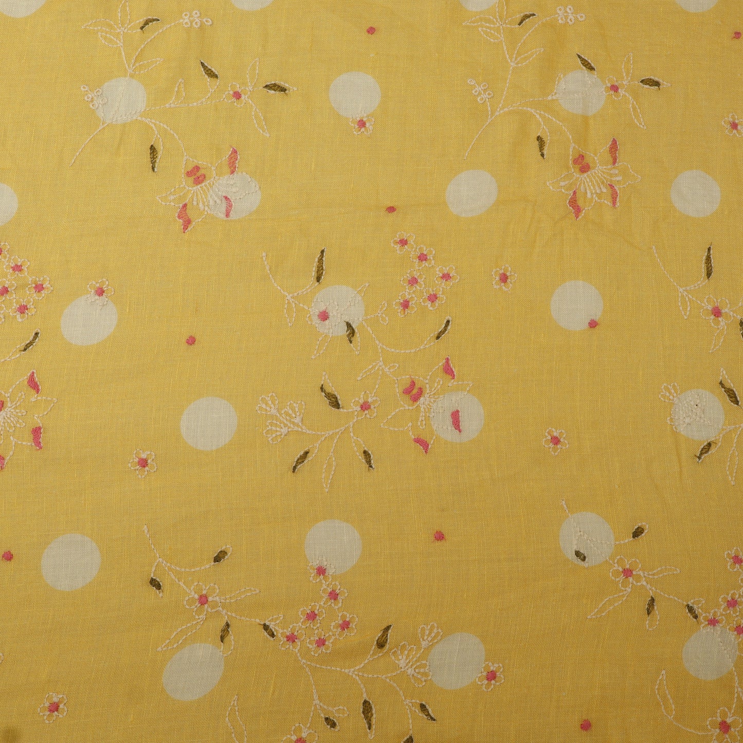 Pure Linen Embroidery Fabric