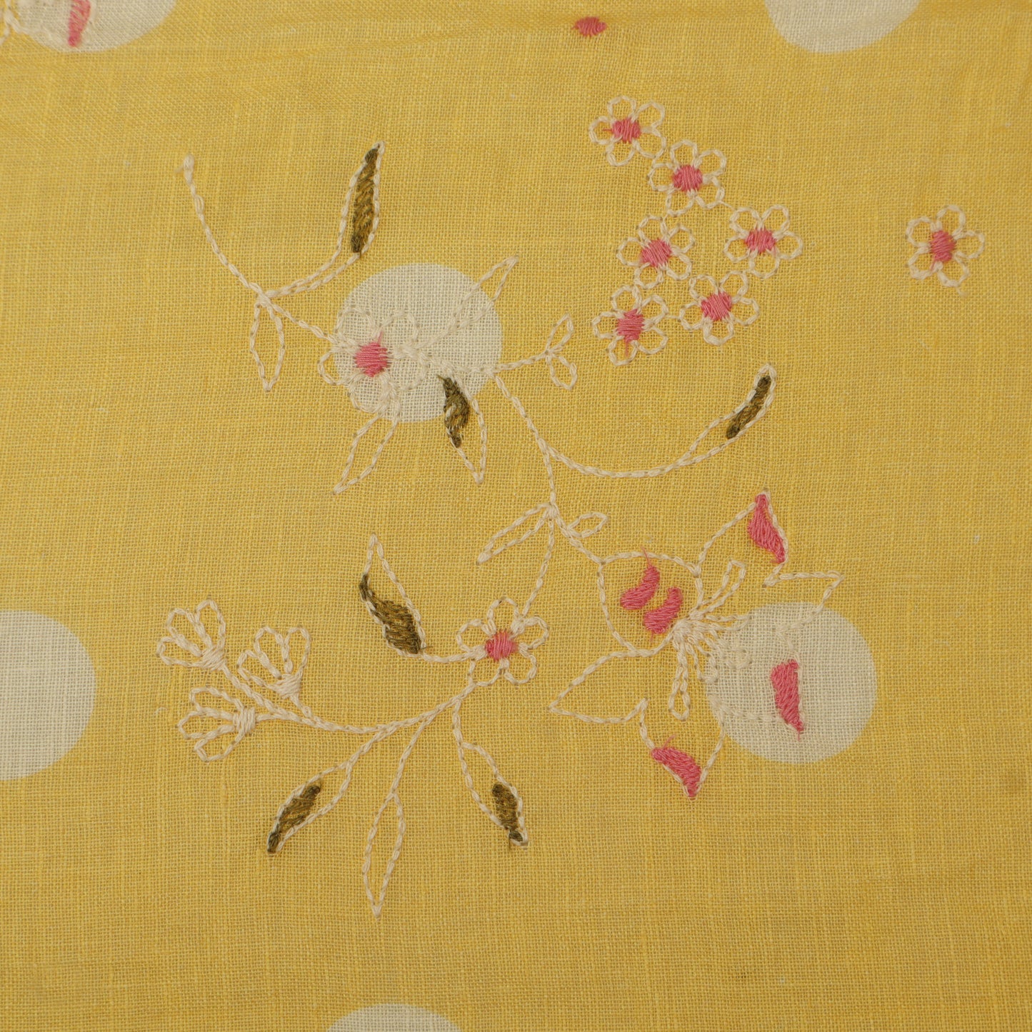 Pure Linen Embroidery Fabric
