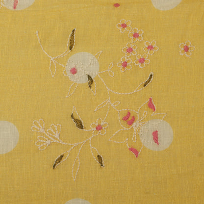 Pure Linen Embroidery Fabric