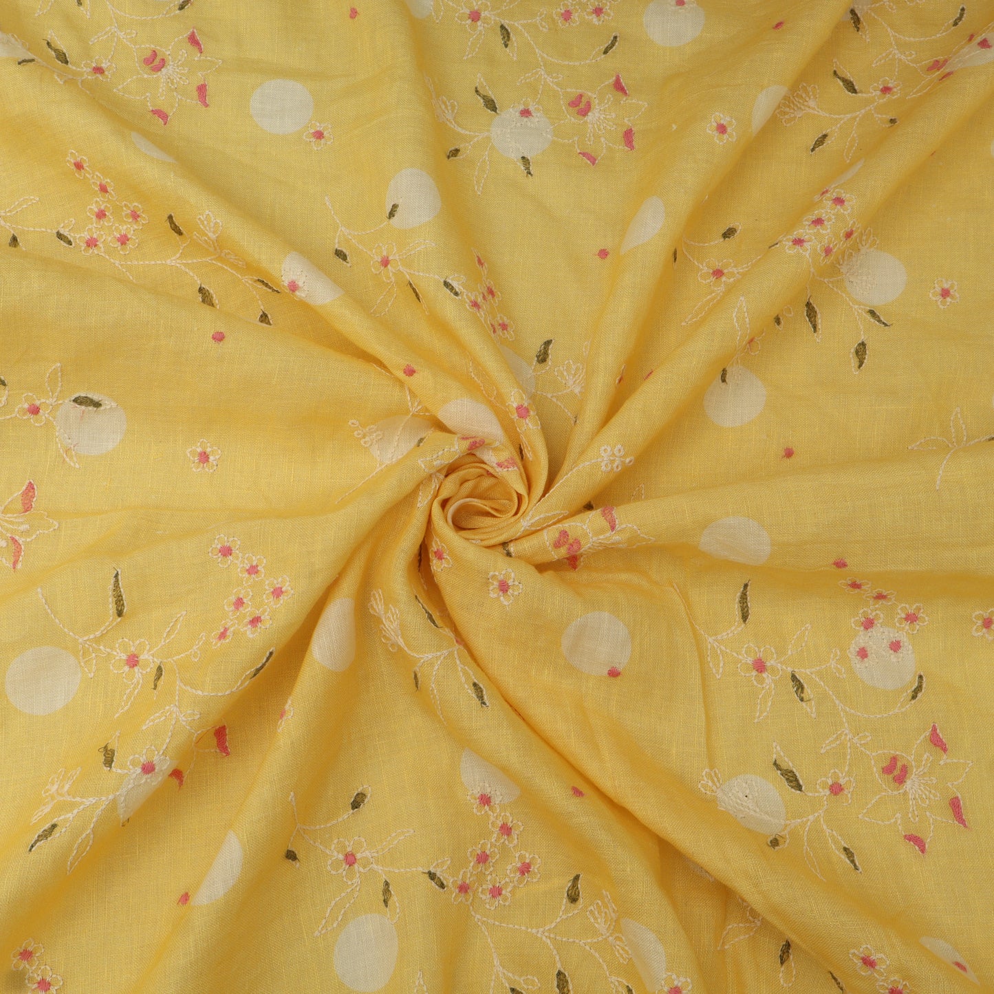 Pure Linen Embroidery Fabric