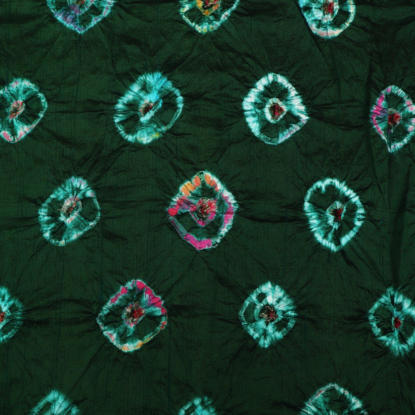 Pure Bandhani Meena Brocade Fabric