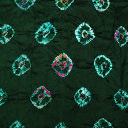 Pure Bandhani Meena Brocade Fabric