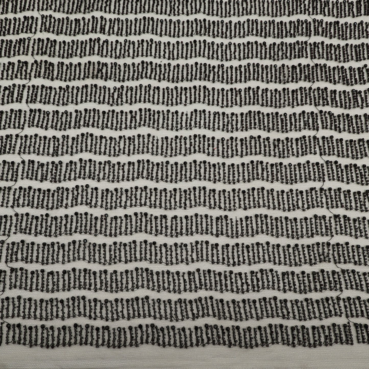 Net Sequins Embroidery Fabric