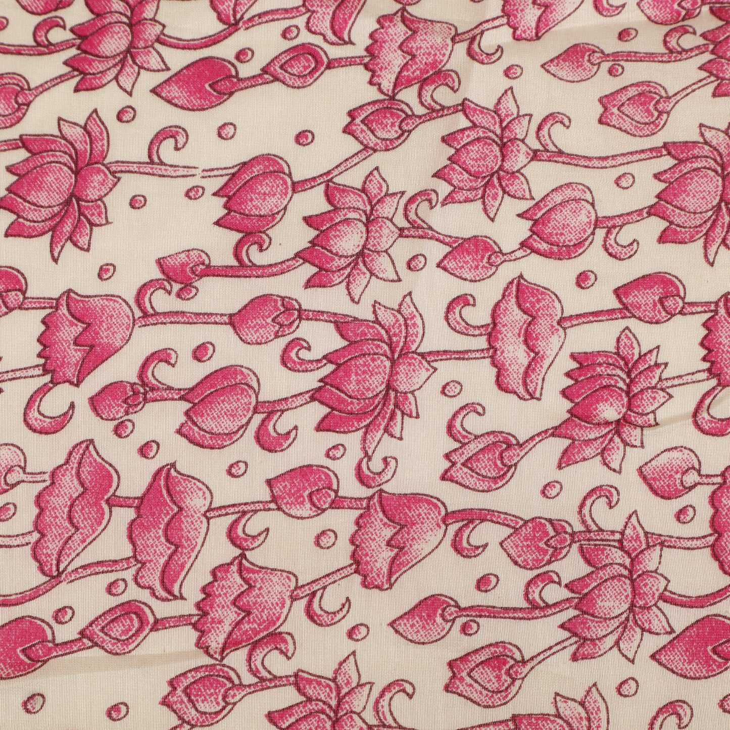 Chanderi Floral Print Fabric