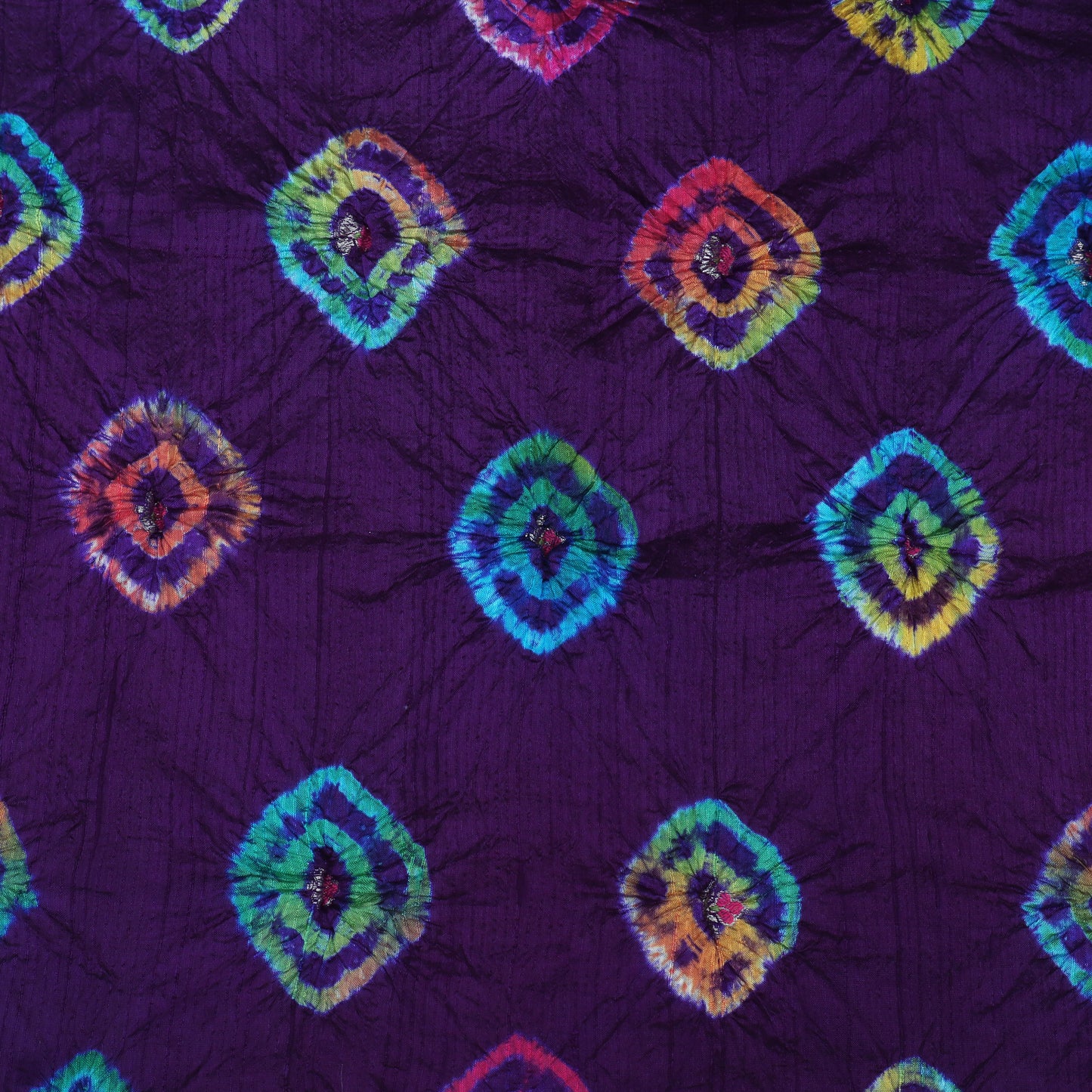 Pure Bandhani Meena Brocade Fabric