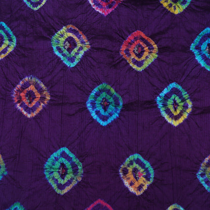 Pure Bandhani Meena Brocade Fabric