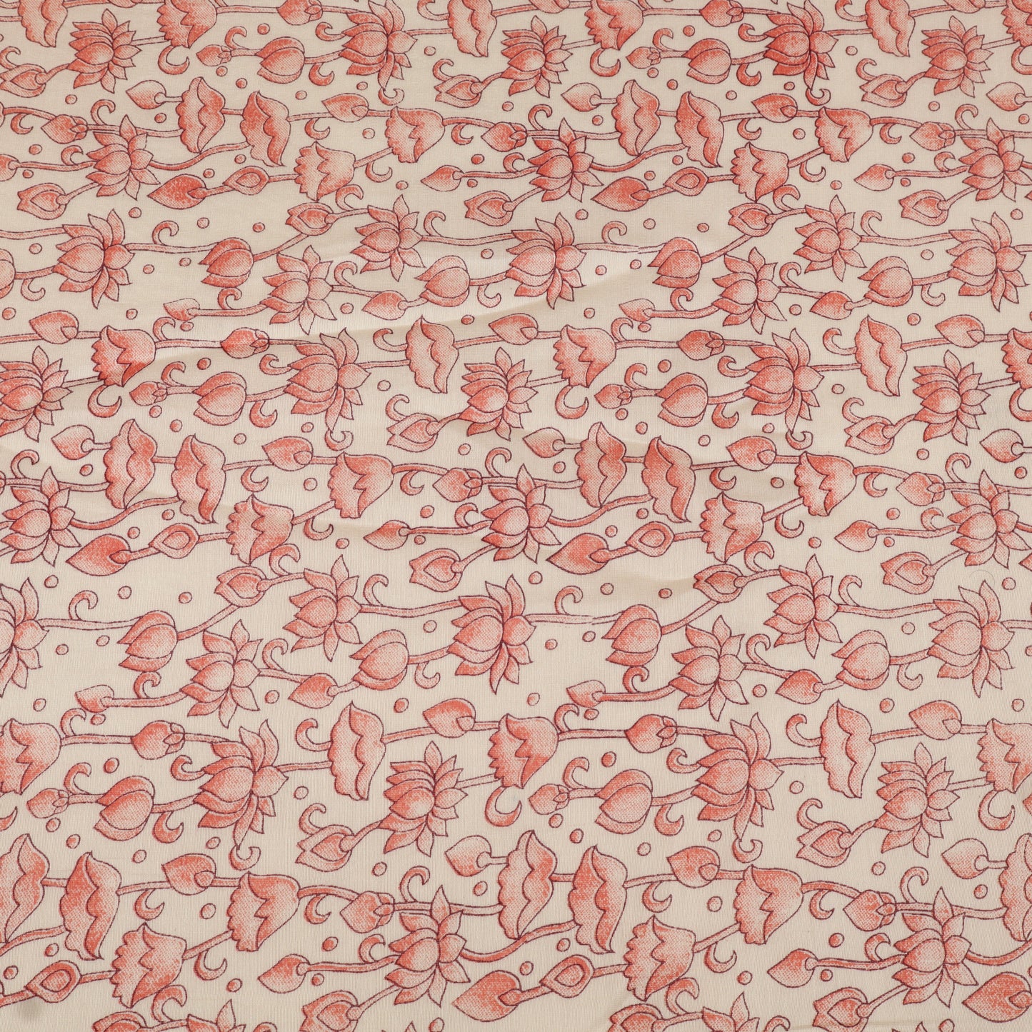 Chanderi Floral Print Fabric
