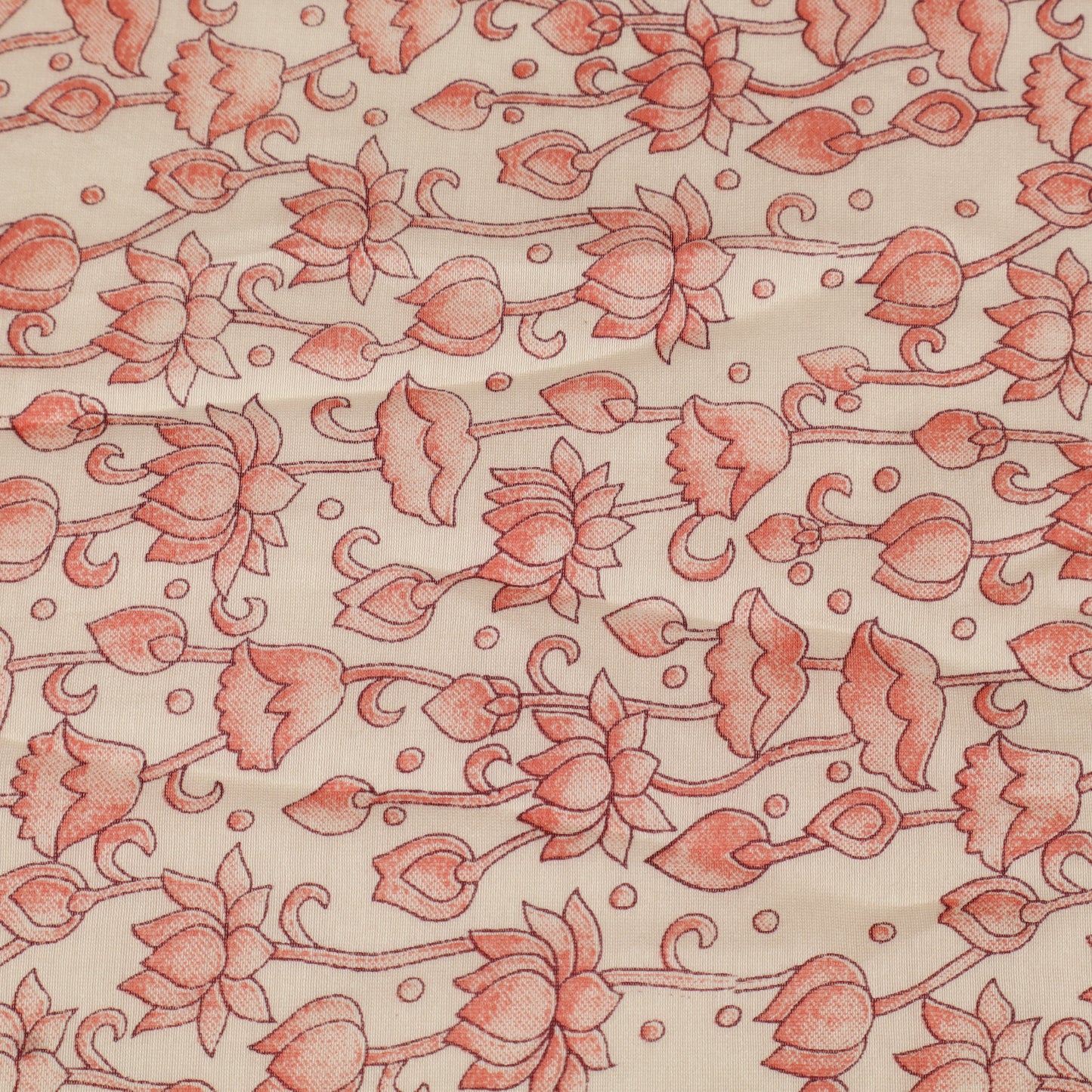 Chanderi Floral Print Fabric