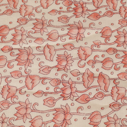 Chanderi Floral Print Fabric