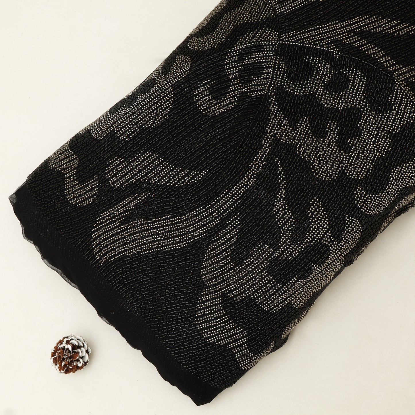 Net Sequins Embroidery Fabric.