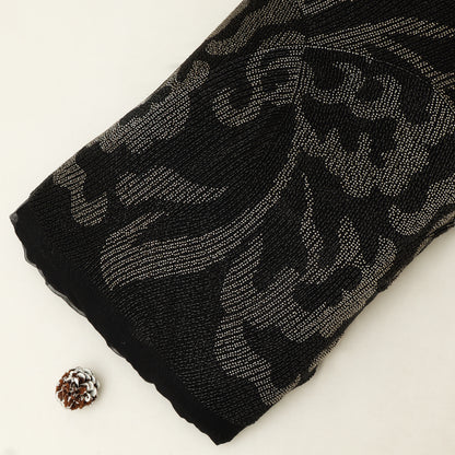 Net Sequins Embroidery Fabric.