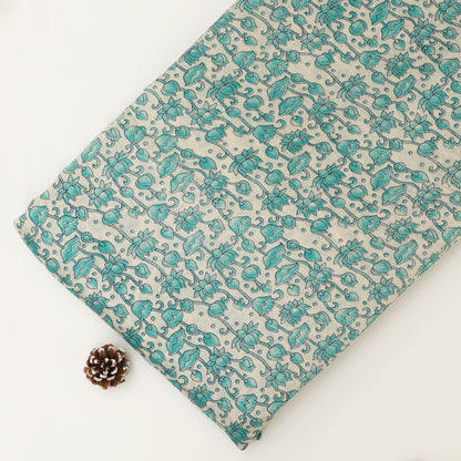 Chanderi Floral Print Fabric