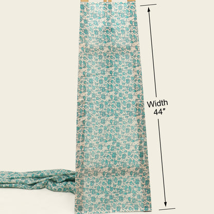 Chanderi Floral Print Fabric